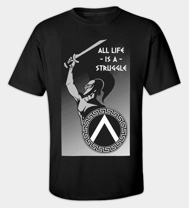Spartaanse Krijger T-shirt