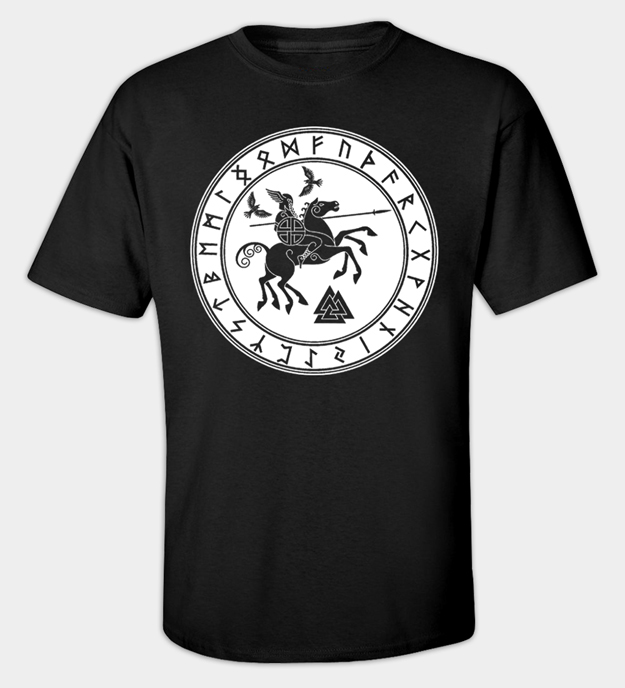 Odin op Sleipnir T-shirt