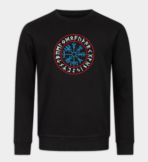 Vegvisir Geborduurd Sweatshirt