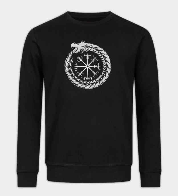 Midgard Slang geborduurde sweatshirt