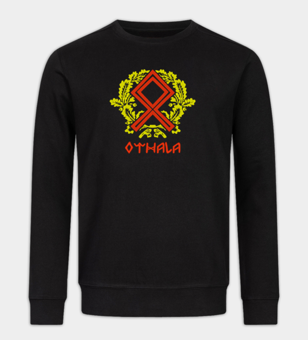 Othala-rune geborduurde sweatshirt