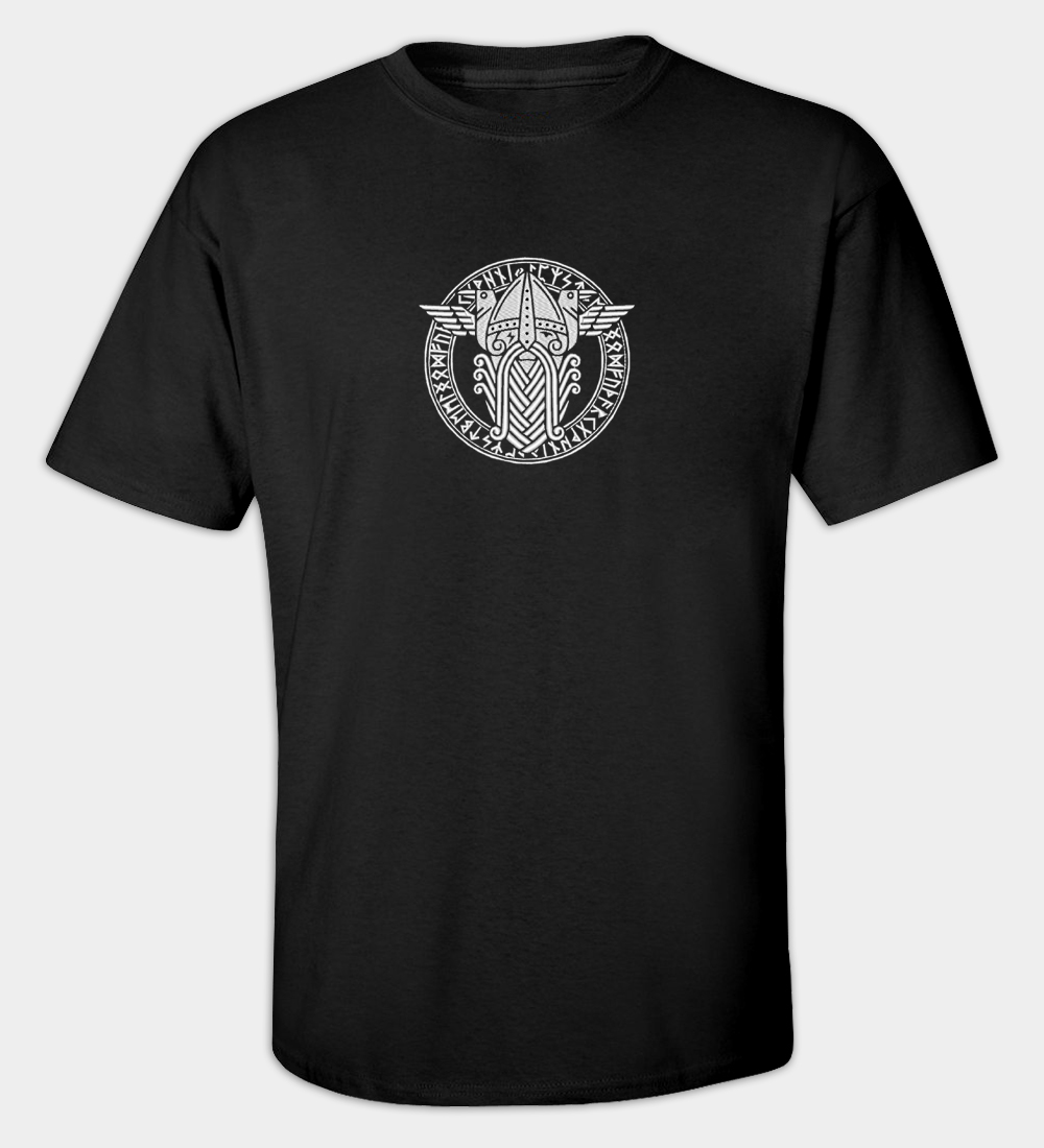 Odin / Wotan geborduurde t-shirt Odin / Wotan geborduurde t-shirt