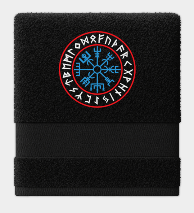 Runische Vegvísir Geborduurde