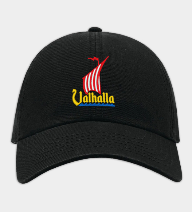 Valhalla Drakkar Geborduurde Baseballpet