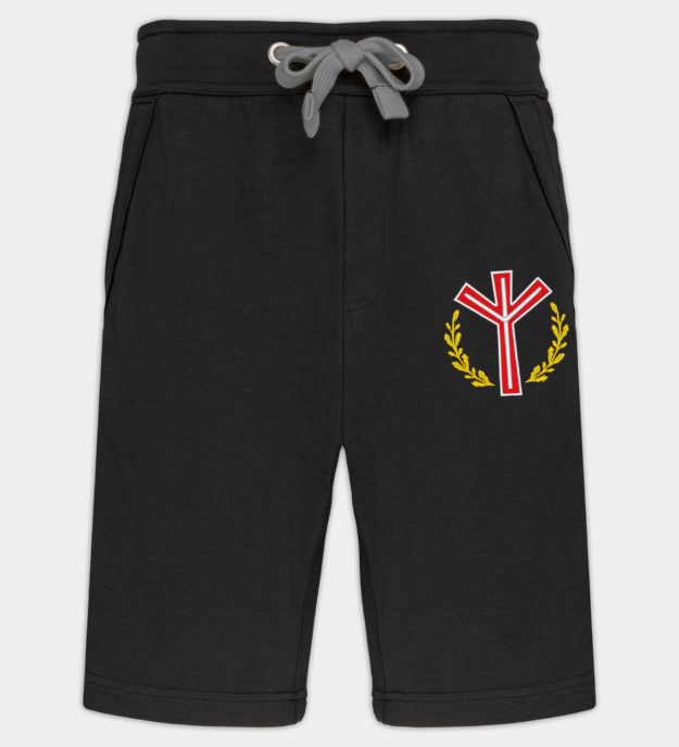 Algiz geborduurde bermudashort