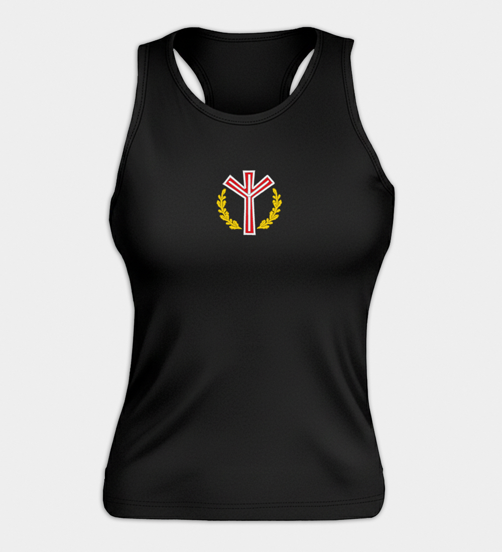 Algiz Rune geborduurde dames tanktop Algiz Rune geborduurde dames tanktop