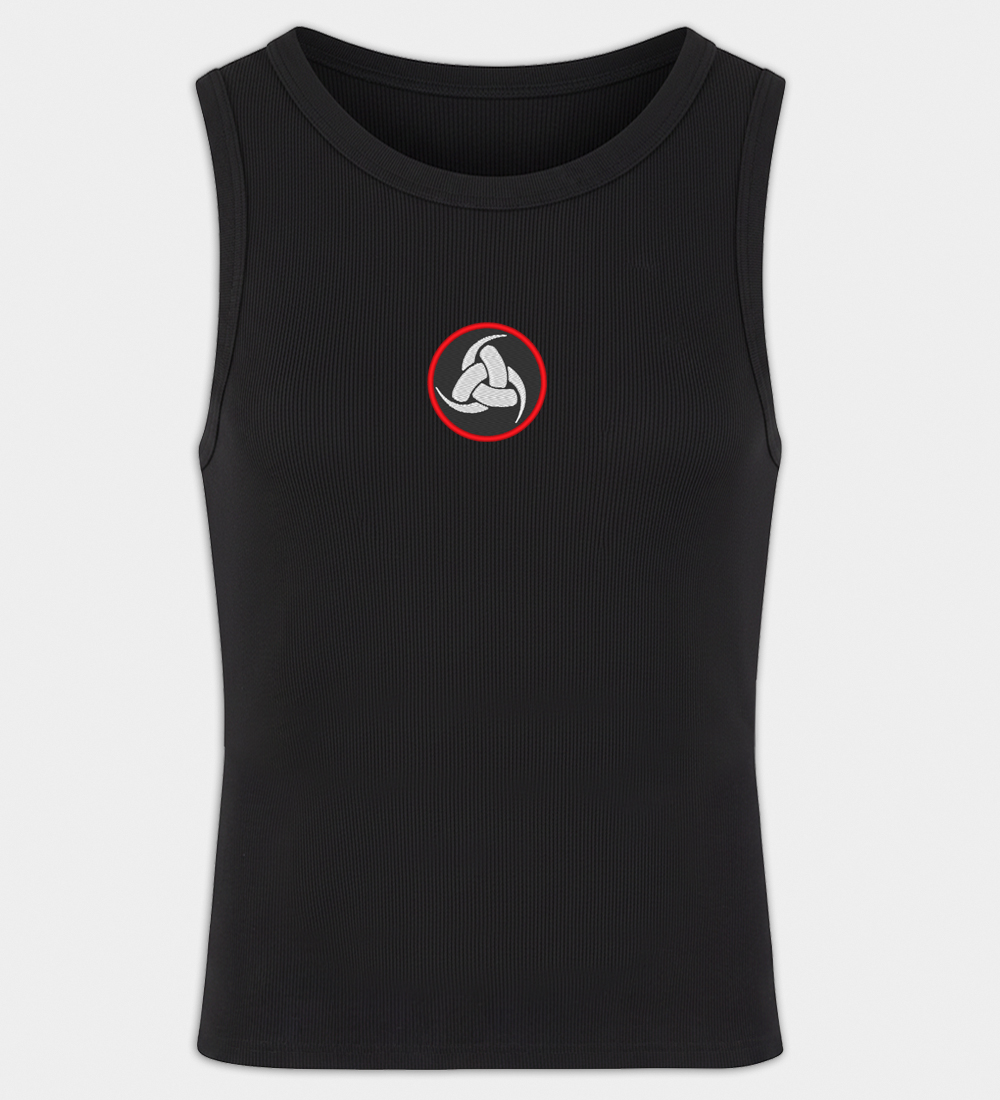 Odin's Drievoudige Hoorn geborduurde heren tanktop Odin's Drievoudige Hoorn geborduurde heren tanktop