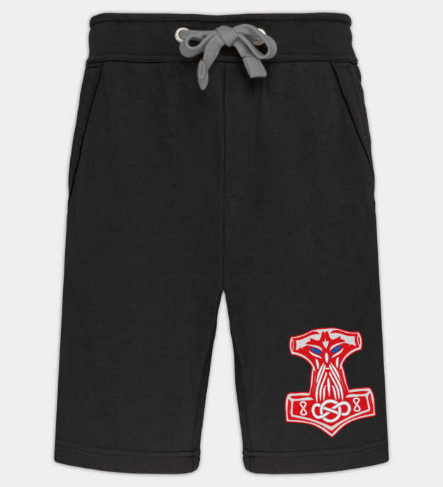 Thor's Hamer geborduurde bermudashorts