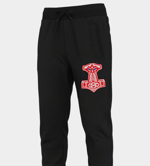 Thor's Hamer geborduurde joggingbroek