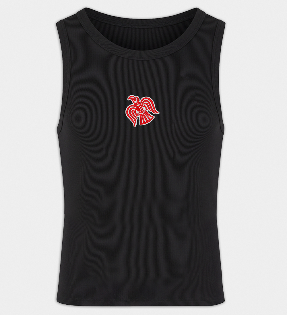 Vikingraaf-motief geborduurde heren tanktop Vikingraaf-motief geborduurde heren tanktop