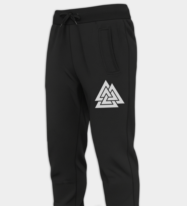 Valknut geborduurde joggingbroek